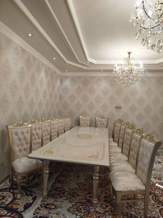 Stol Stul Komplektda 14 kishilik ozimniki uydagi kop ishlamagan yengid