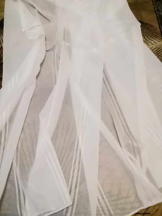 Нови бели пердета 2 бр.