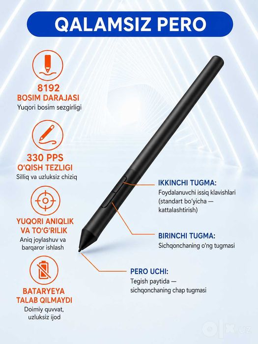 Grafik planshet Vinsa T1161