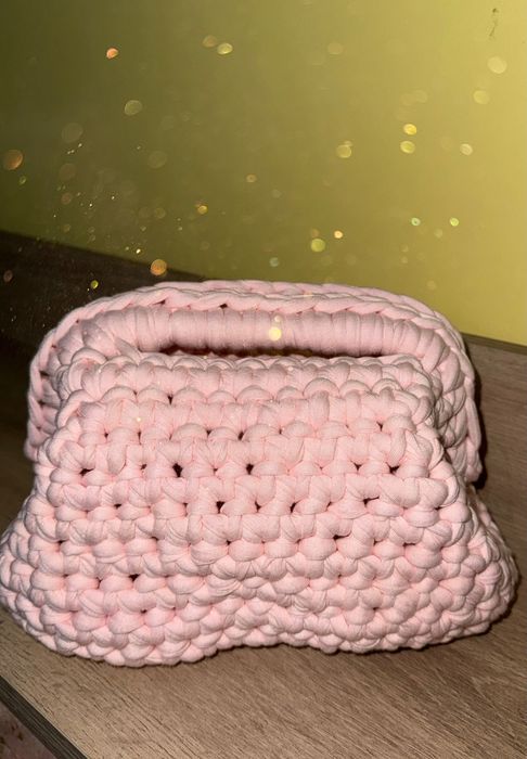 Плетена дамска handmade чанта