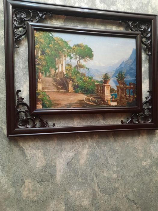 Картина холст масло 90х 80