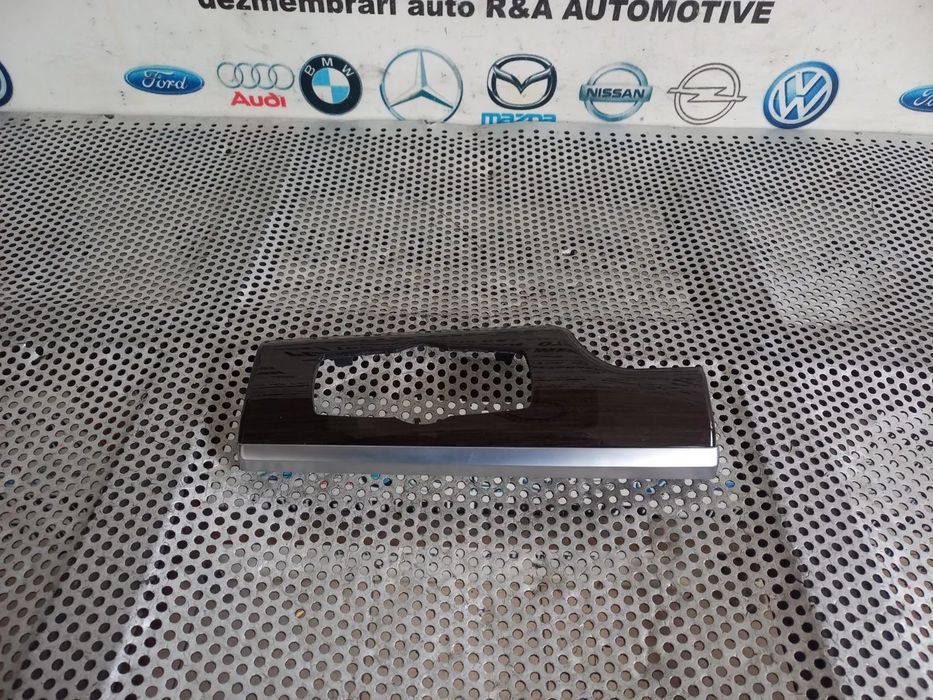 Ornament Trim Bord Bloc Lumini Lemn Mahan Bmw Seria 7 F01 F02 F03 F04 Volan Stanga Europa Dezmembre