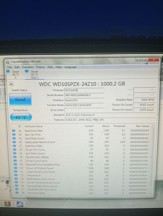 Western Digital WD10SPZX-24Z10