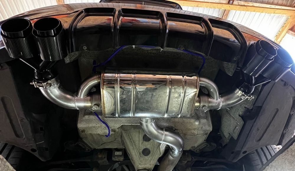 Tobă Sport Inox  – Sunet Reglabil cu Clapete Vacuum pe Ambele Ieșiri