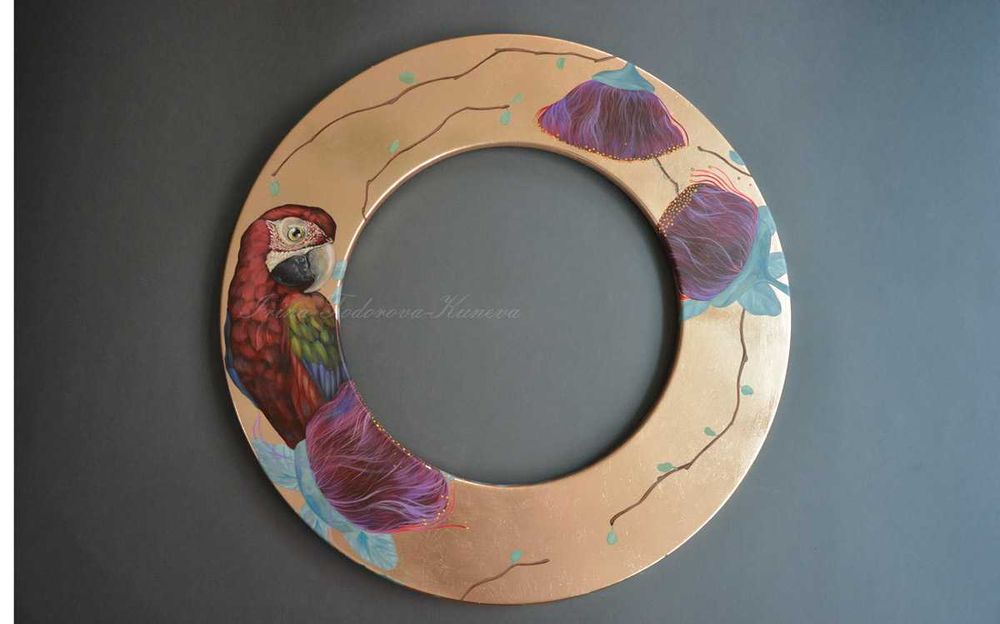 Ръчно рисувани огледала, различни размери