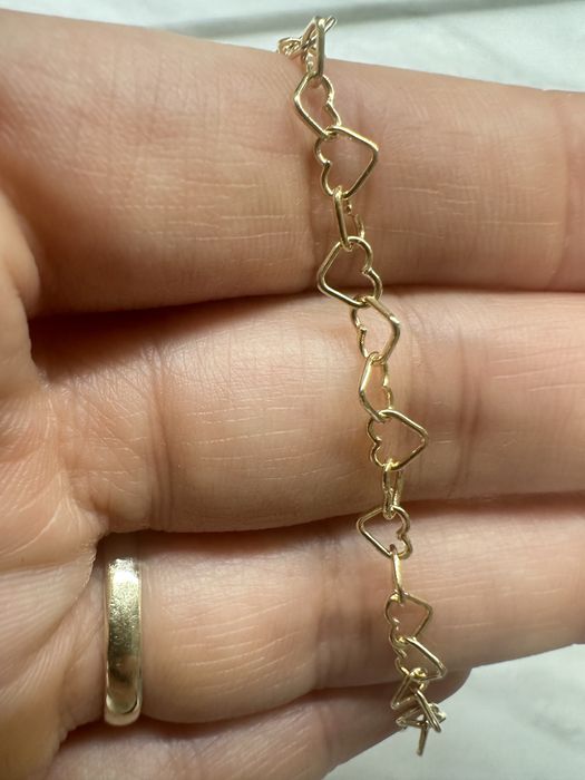 Сребърна гривна със златна баня от my silver.