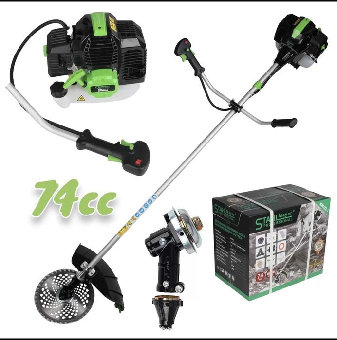 Бензинов Тример за Трева Храсторез 74 куб. StahlMayer PRO мотор 4.5 кс