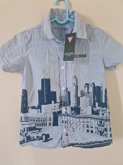 Детска риза с къс ръкав Guess