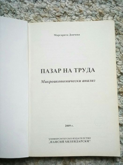 Пазар на труда Микроикономически анализ