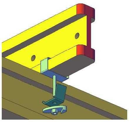 заключваща скоба за кофражна греда н-20