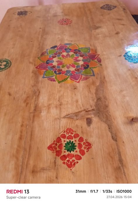 Set rustic masă +scaune