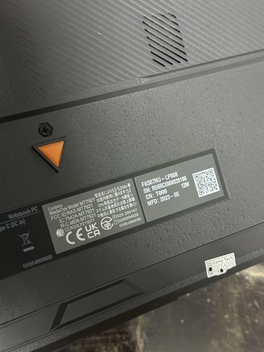 Asus TUF gaming A15 - FA507