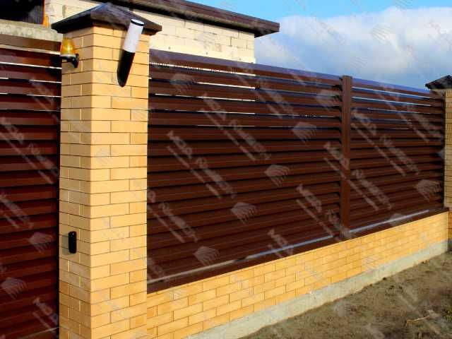 Забор жалюзи еврозабор