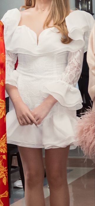 Официална бяла рокля ASOS