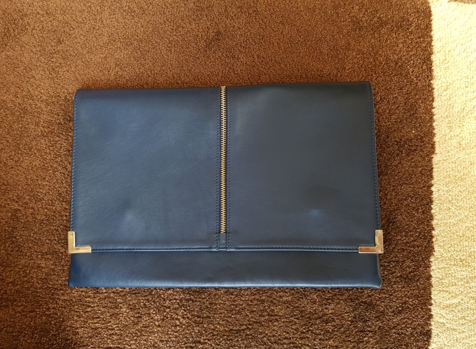 Geanta plic Gamuza piele naturala