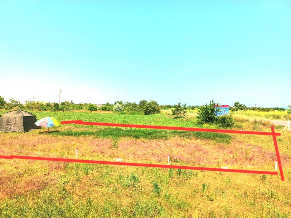 Teren  intravilan ,  500mp-23900€  , 1000mp-45000€, 2 Mai - Vama Veche