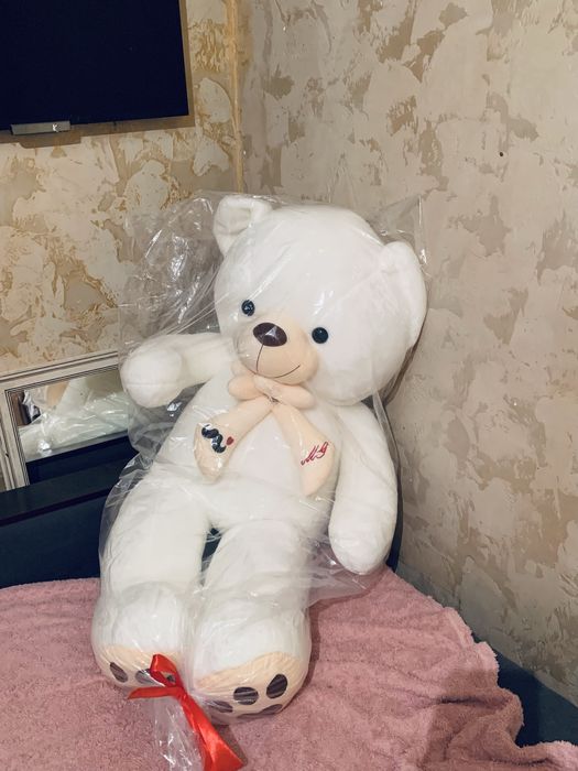 мишка 8мартка новый ашылмаган