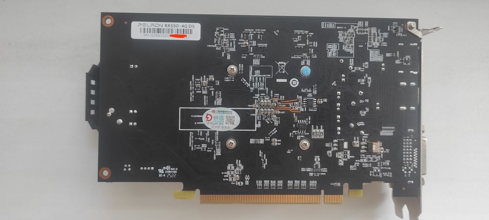 Видеокарта AMD RX550-4G D5