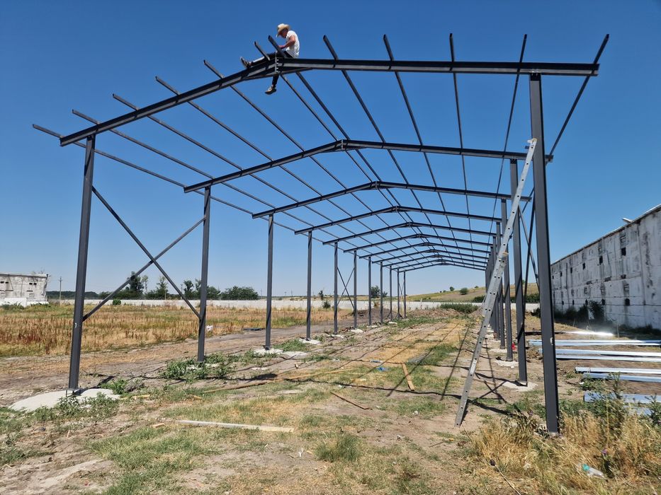 Soproane saivane fanare pe structura metalica hale metalice