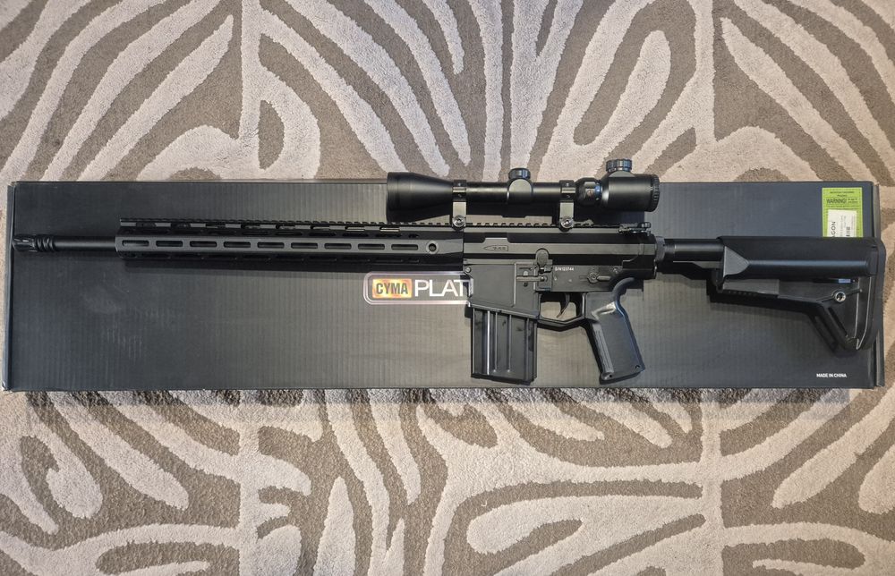 Vând replica SR25 tip airsoft