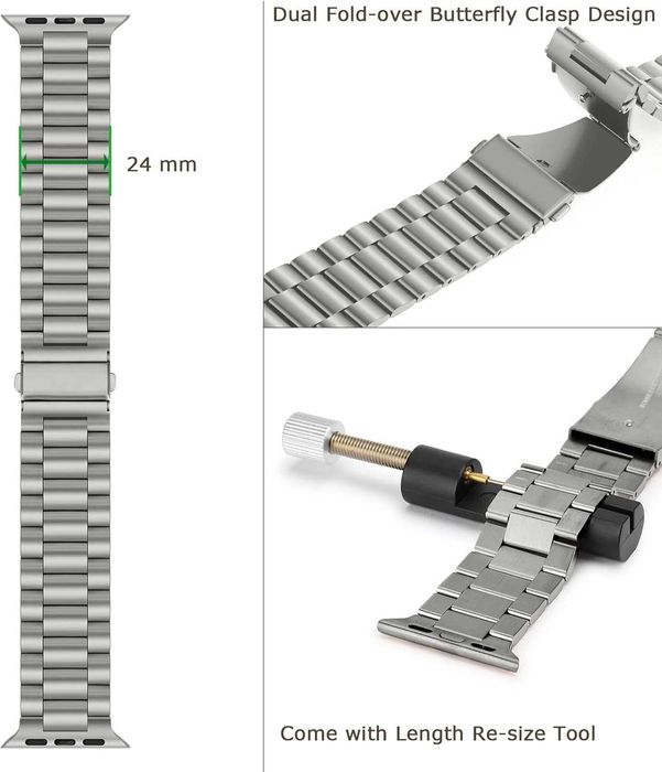 Каишка Tasikar, съвместима с Apple Watch, 49 мм, 45 мм, 44 мм, 42 мм