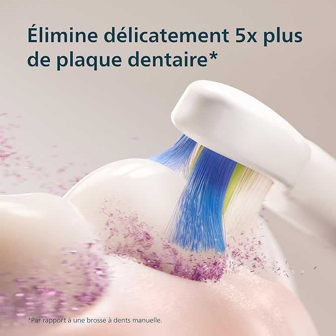 Philips Sonicare 2100 HX4044/41 звукова електрическа четка за зъби, бяла