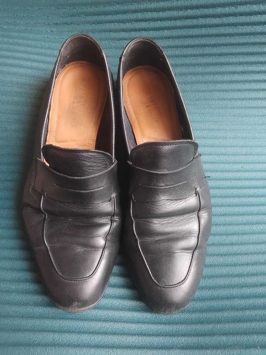 ZARA оригинални мъжки обувки естествена кожа, номер 40