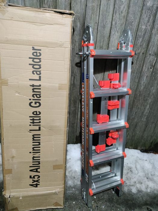 Scara aluminiu 2.50 in A și 5 m dreapta noua