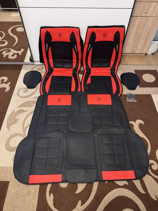 Huse scaune auto piele - universale / set interior