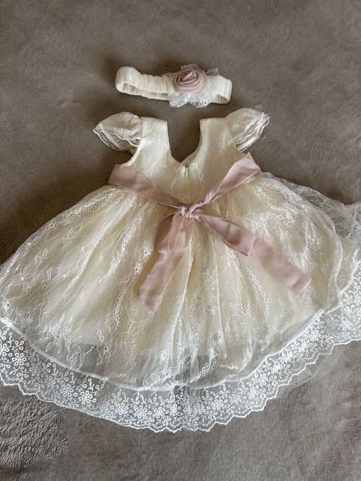 Andreeatex - rochie de ocazie bebe 9-12 luni