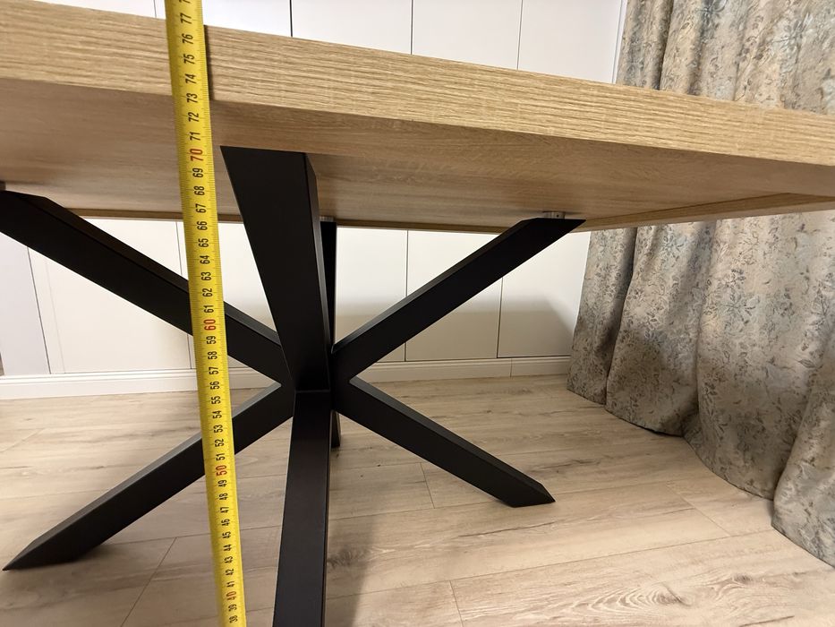 Vand masa dinning maro din mdf si metal 100x160 cm ARGO KAVE HOME