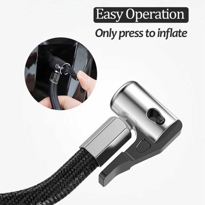 ПРОМО! Дигитален компресор за гуми помпа – T146