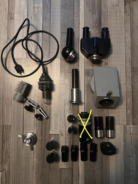 Lot accesorii pentru microscop IOR