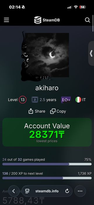 Продам стим аккаунт срочно