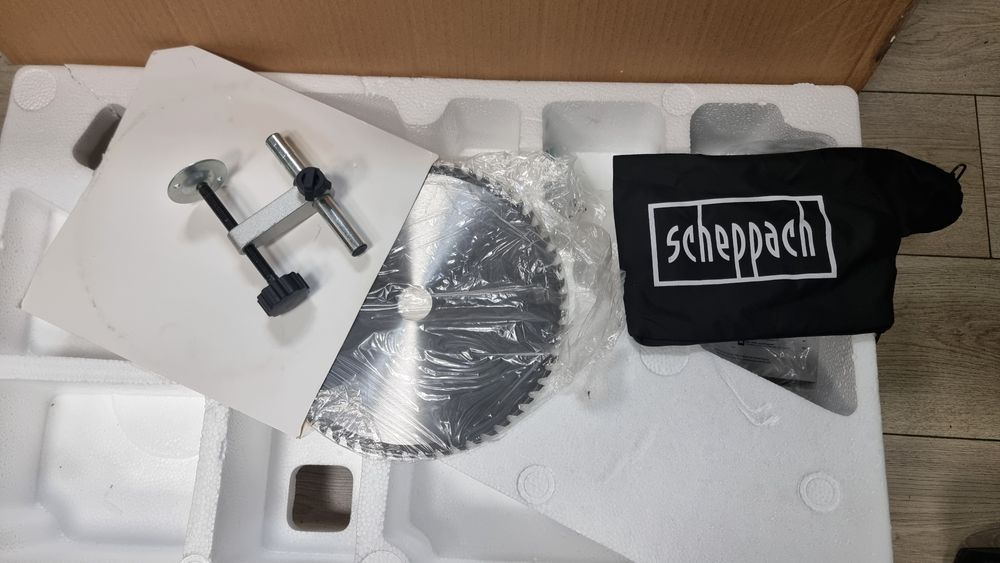 Amanet F28: Fierastrau Circular Culisant Scheppach HM254 SPX NOU