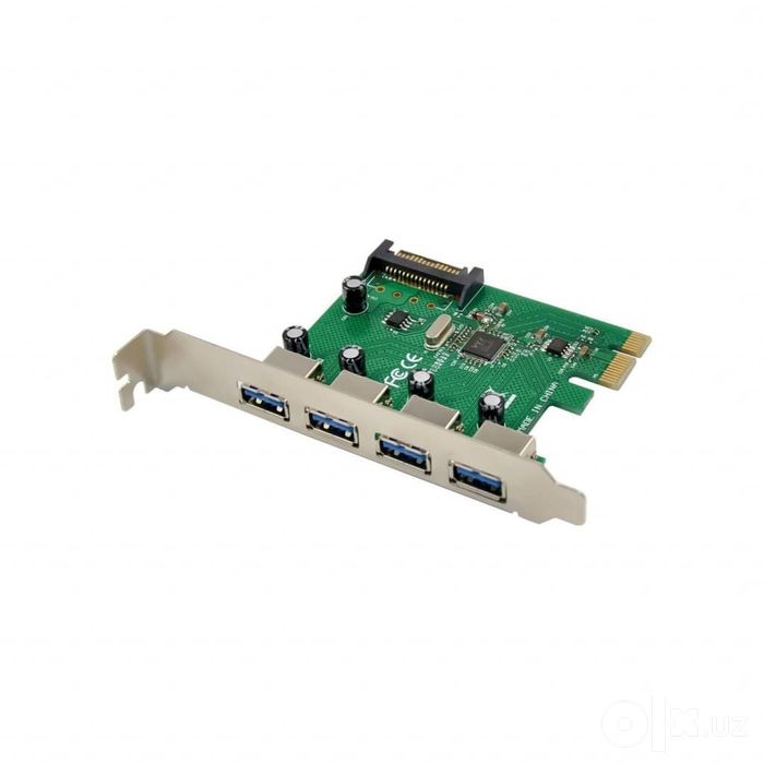 # PCi-e USB 3.2 4port 5Gbps Плата расширения Controller Card карта