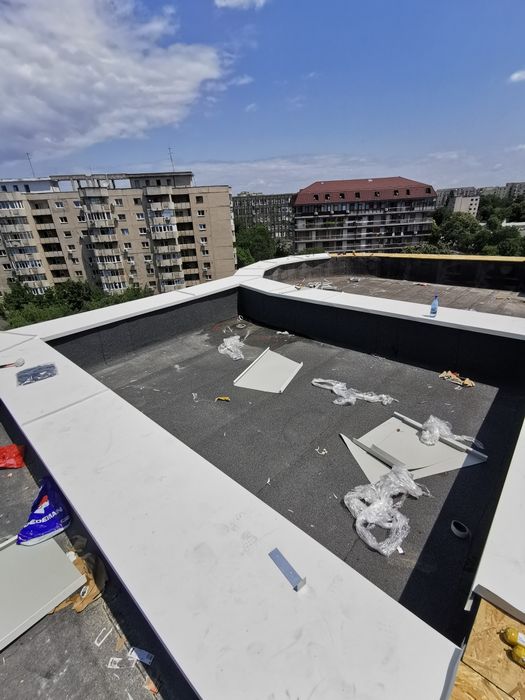 Tigla metalica jgheaburi burlane reparatii acoperis garduri terase foișoare