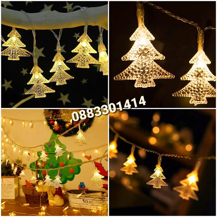 Намаление! Коледни лампички Елхи Коледна украса