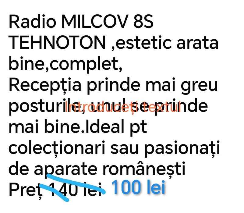Radio Milcov negru