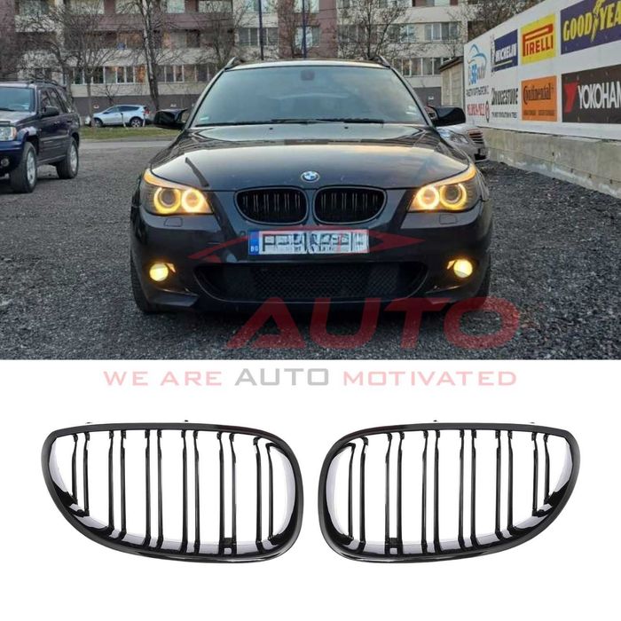 Bmw бъбреци E60 / E61, бмв тунинг решетка, седан, комби, m5, тунинг