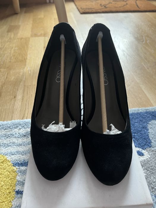 Pantofi Il Passo negri piele intoarsa