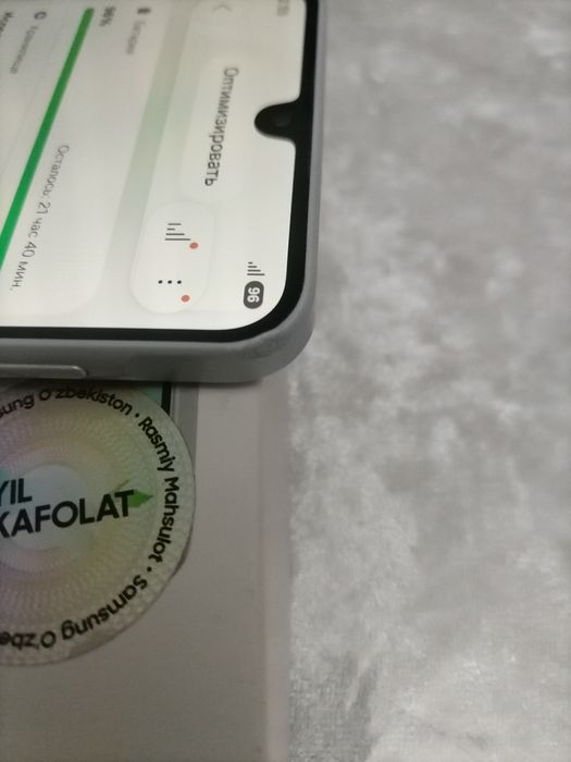 Samsung A 16  6/128GB. Holati ideal! Karobkasi bilan.