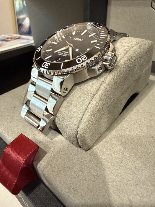 Oris Aquis 43.5 Blue Dial Full Set / Timeland“,