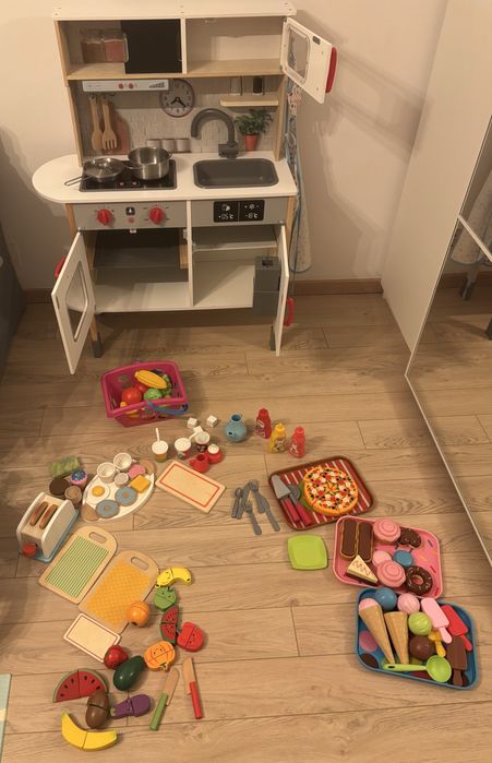 Bucatarie lidl de jucarie cu accesorii