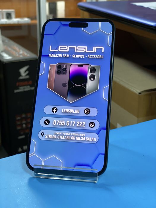 Apple iPhone 15 Plus 100% 256GB, Garantie 12 luni | Lensun
