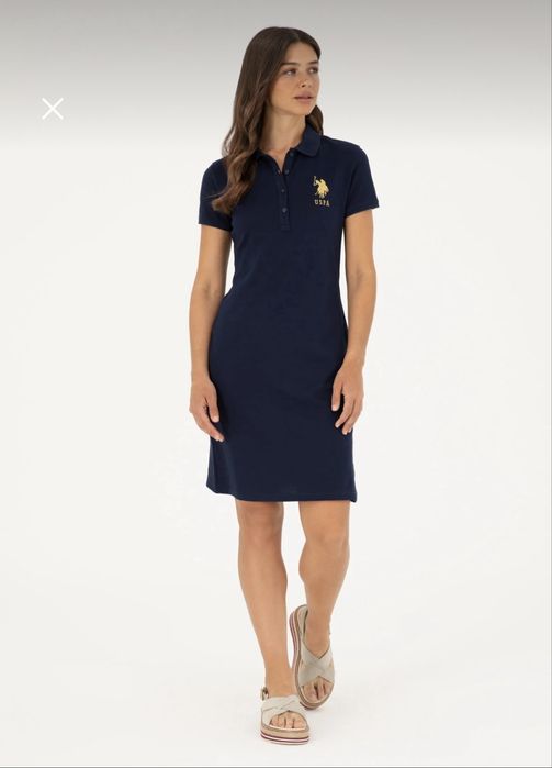 U.S. Polo Assn. Дамска рокля тъмносиня
