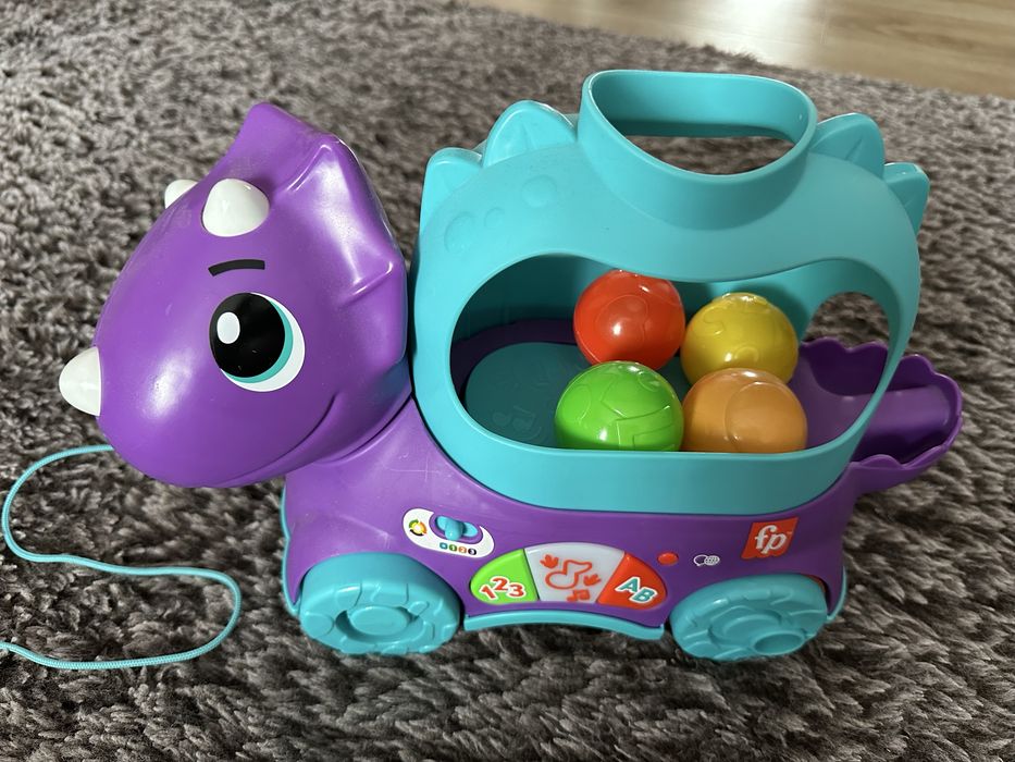 Интерактивен динозавър за дърпане Fisher price