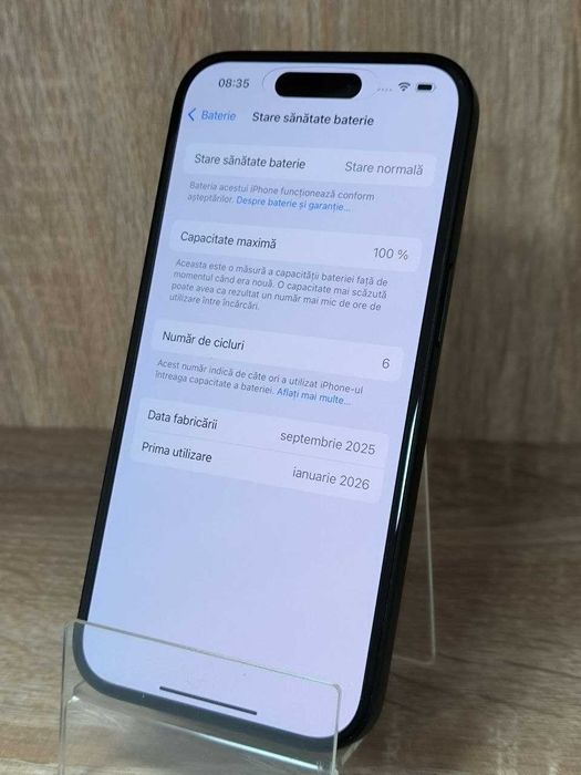 Telefon Apple iPhone 15 128 GB Black - Cod 124487