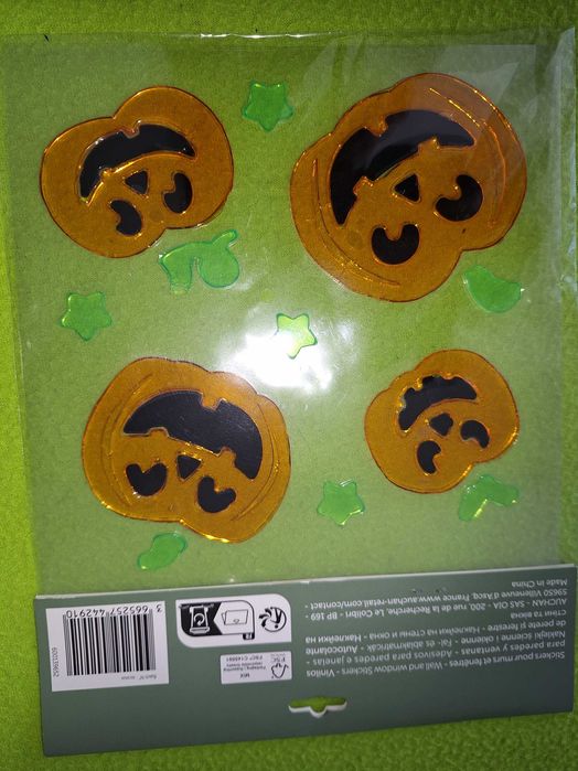 Set decoratiune Halloween – Stickers pentru fixare pe geamuri