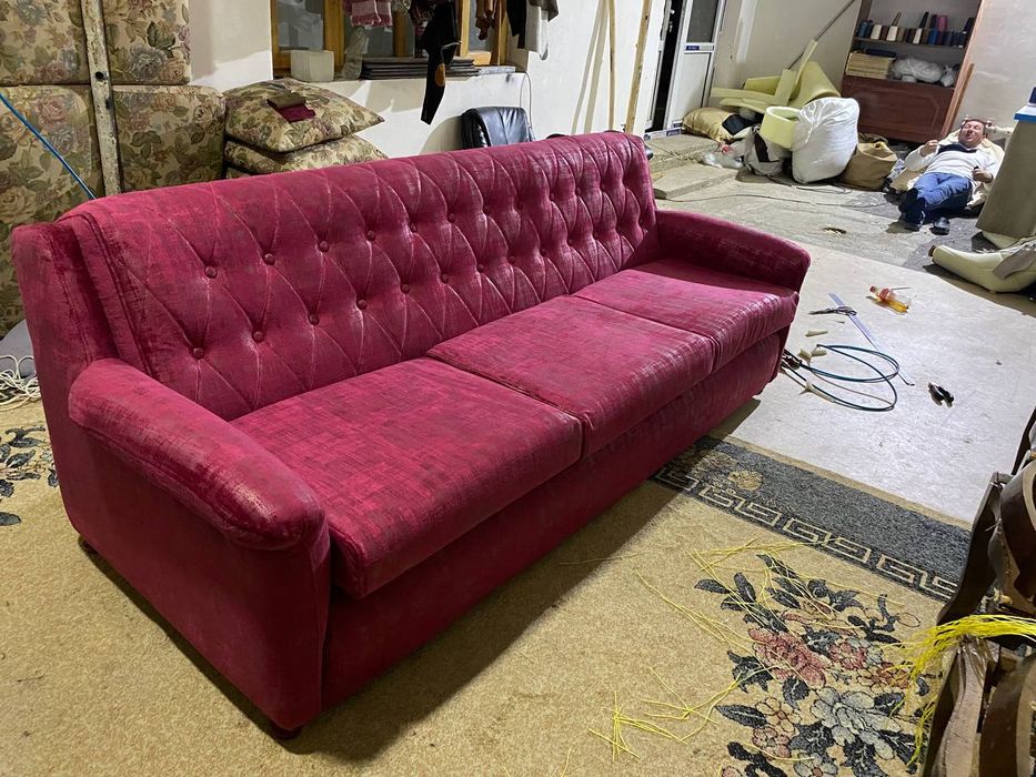 реставрация мягкой мебели  ремонт мягкого мебели качественно